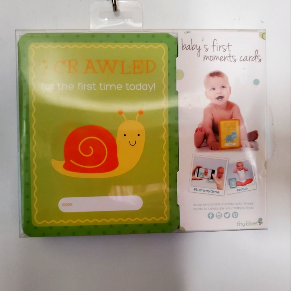 Baby's first milestone cards